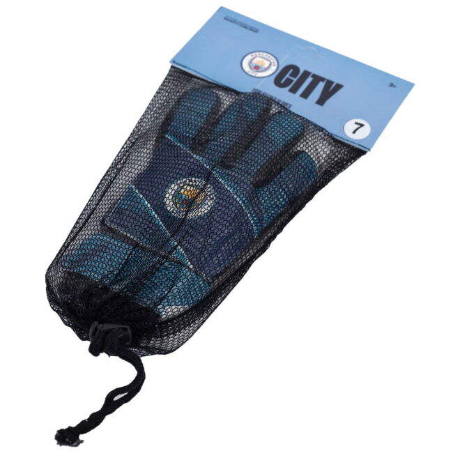 Manchester City FC Fuse Goalkeeper Gloves Yths - fan gear