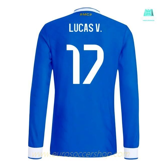 2025-2026 Real Madrid Authentic Long Sleeve Third Shirt (Lucas V. 17)