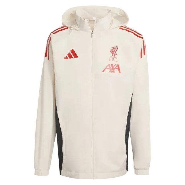 2025-2026 Liverpool Allweather Jacket (White)