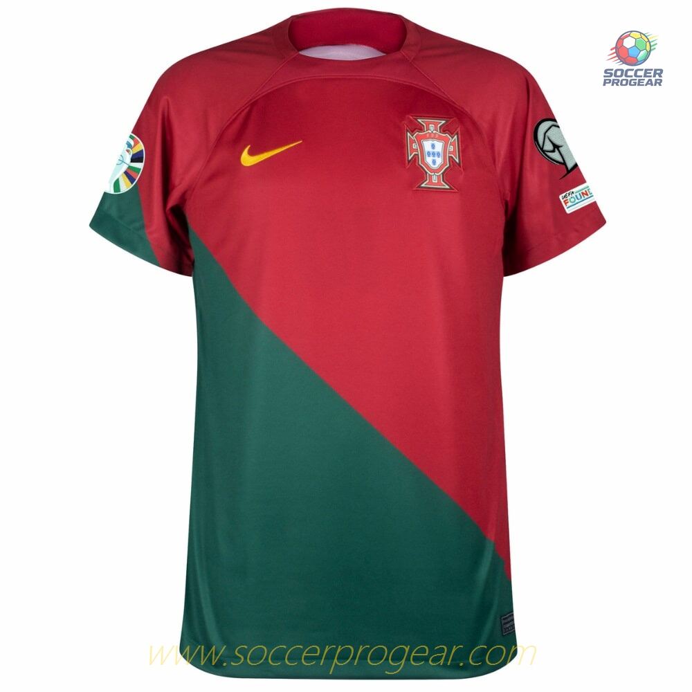 PORTUGAL Genuine KIDS HOME EURO 2024 QUALIFYING SHIRT