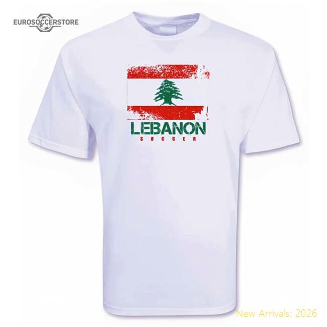 Lebanon Soccer 20242025 Regular Tshirt  Top Modern Climalite