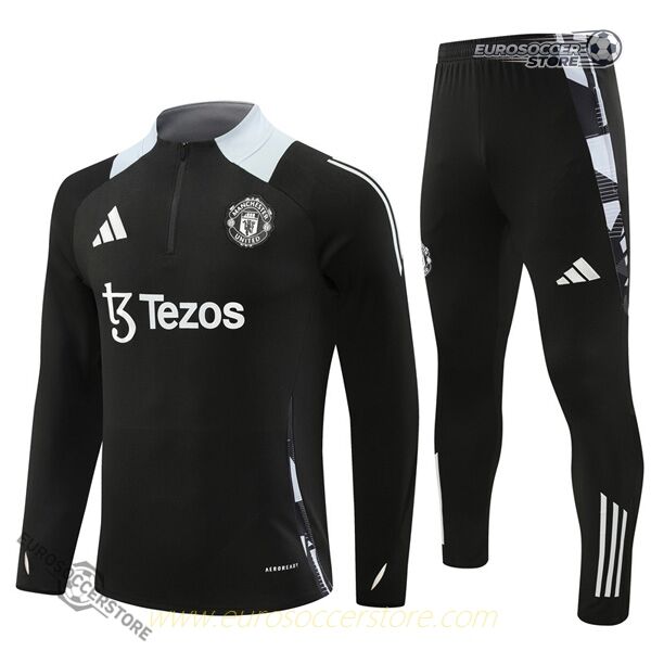 Black Training Suit for Manchester United 24-25 Season