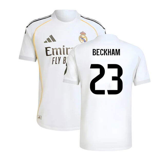 Authentic 2025-2026 Real Madrid Spanish Home Uniform