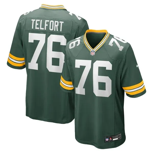 Performance Green Bay Packers Game Jersey - Premium Green NFL Fan J...