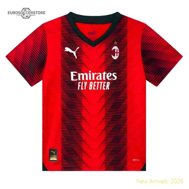 Ac Milan First-class Home Jersey Serie A Tim Performance Fabric