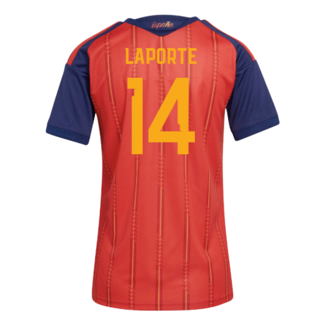 Spain Licensed 2026-2027 Spain Home Shirt (Womens) (Laporte 14)