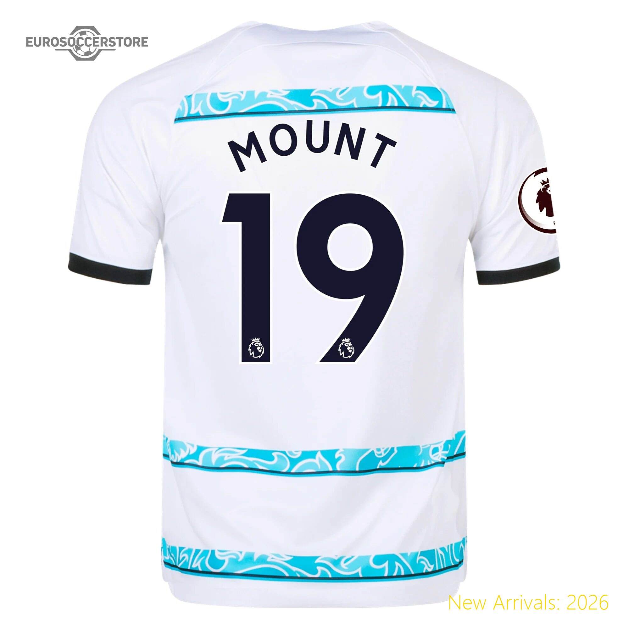 Trendy Men Che Mount Chelsea Away Away Durable Jersey 2023