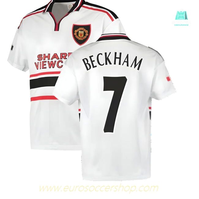 1999 Manchester United Away Football Shirt (BECKHAM 7)