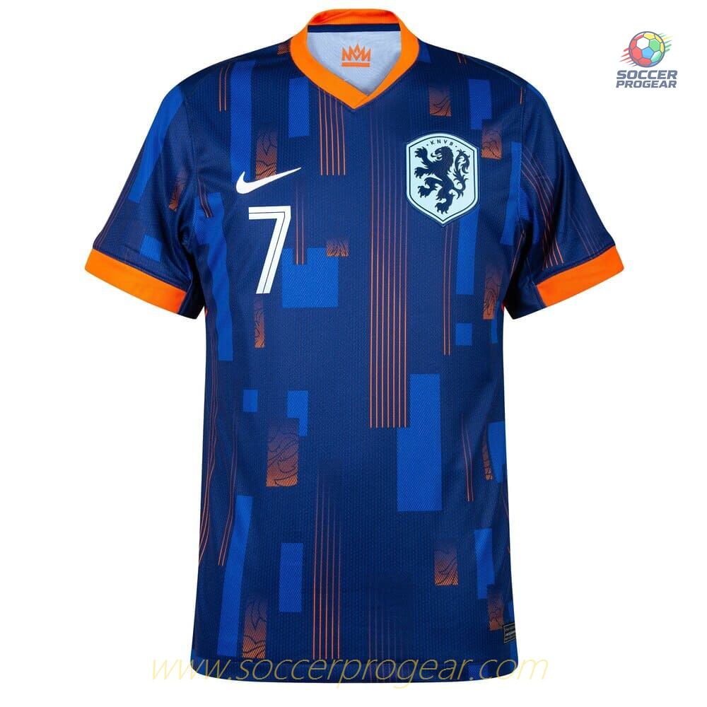 Netherlands 2024-2025 Collection Season Away Team Soccer Shirt Xavi