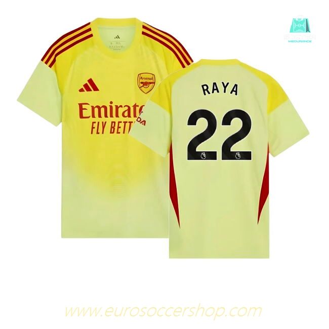 2025-2026 Arsenal Home Goalkeeper Shirt (Yellow) (Raya 22)
