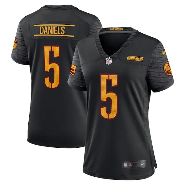 None Jayden Daniels Game Jersey - Black | NFL Player Jersey | NFL Foot