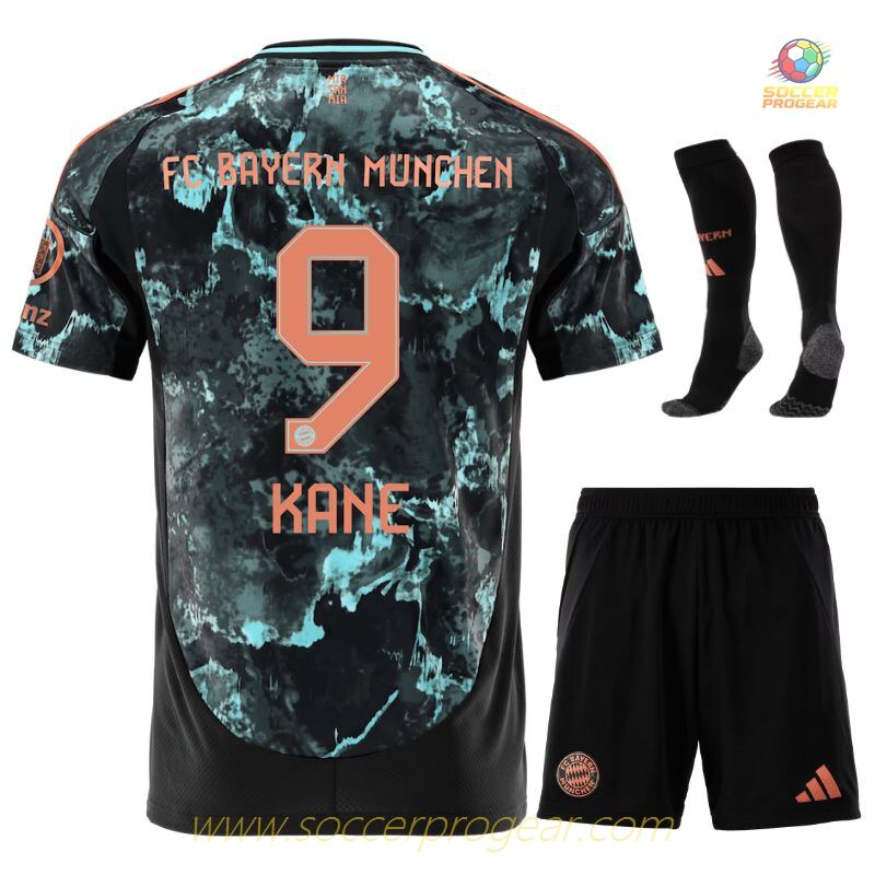 Football Team Jersey Team Jersey Set Youth Bayern Munich Away 2024-2025 Season Kane