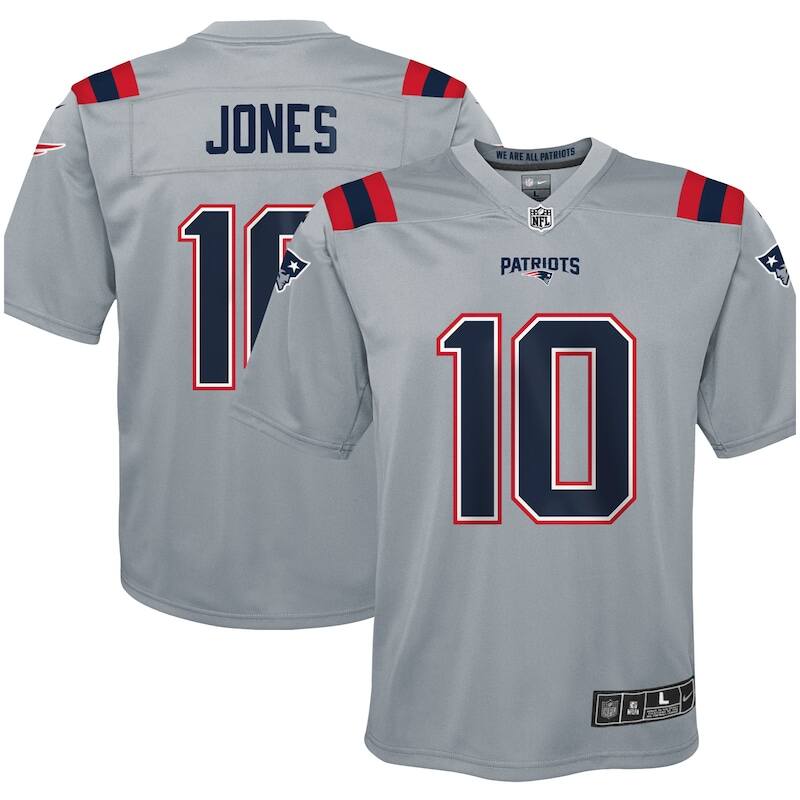 None Mac Jones NE Patriots Officially Licensed Game-Day Essential