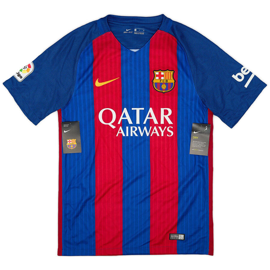 Moisture Wicking Barca MESSI 10 Barcelona Home Retro Shirt 201617