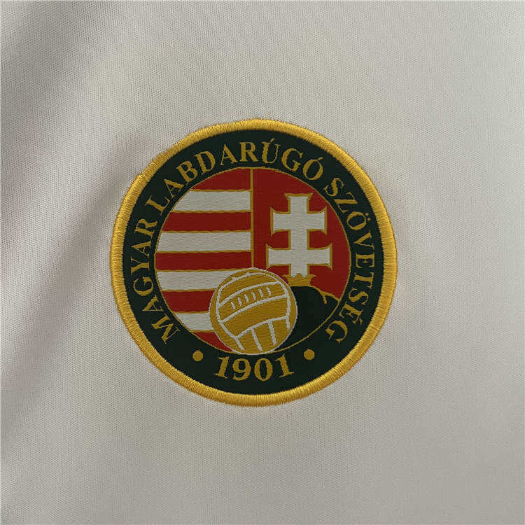 UEFA Euro 2024 Hungary Away White Soccer Jersey Football Shirt -