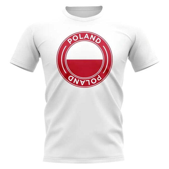 Poland Football Badge T-Shirt (White) Oranje Quality Authentic