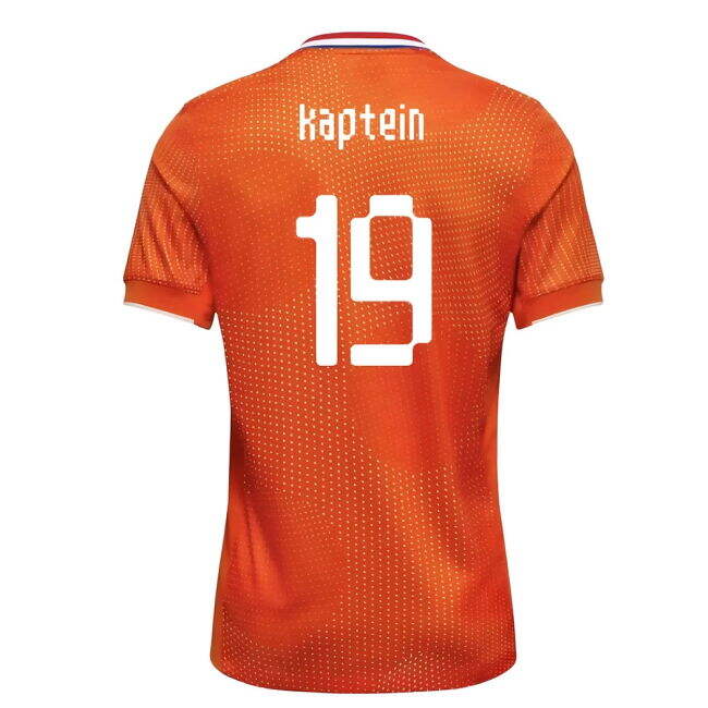 Kids High Quality Netherlands 2025-2026 Home Jersey (Kaptein 19)