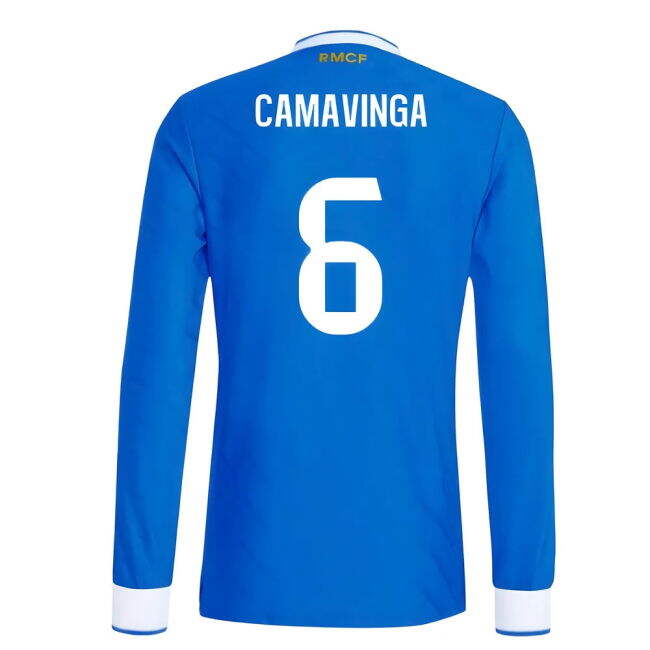 2025-2026 Real Madrid Third Football Shirt (Camavinga 6)