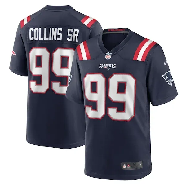 Top-Grade NE Patriots Game Jersey - Navy | NFL Fan Apparel | NFL Footb