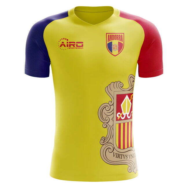 2025-2026 Andorra Home Concept Football Shirt - Baby