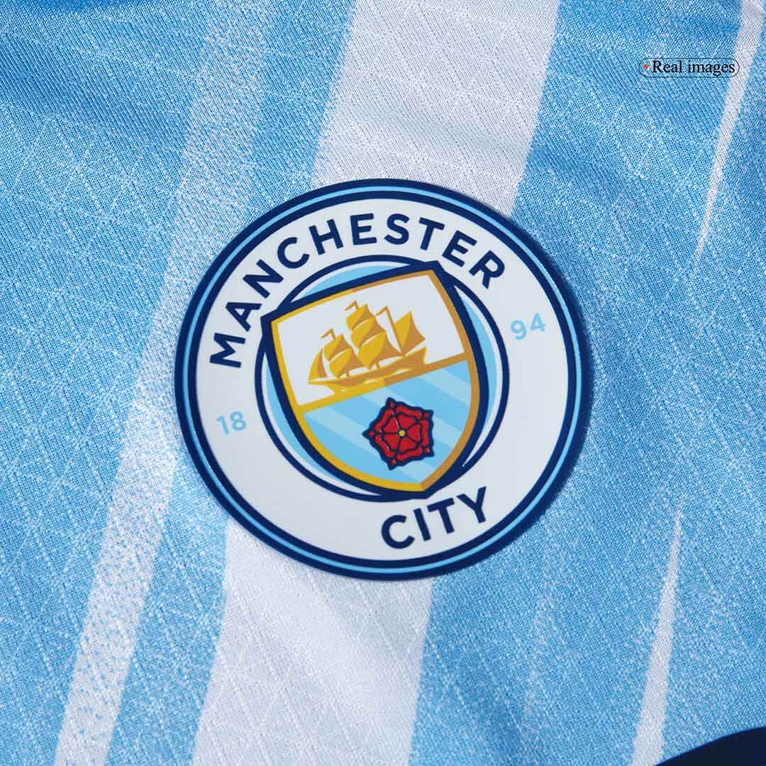 Manchester City Home Authentic Soccer Jersey 2025/26