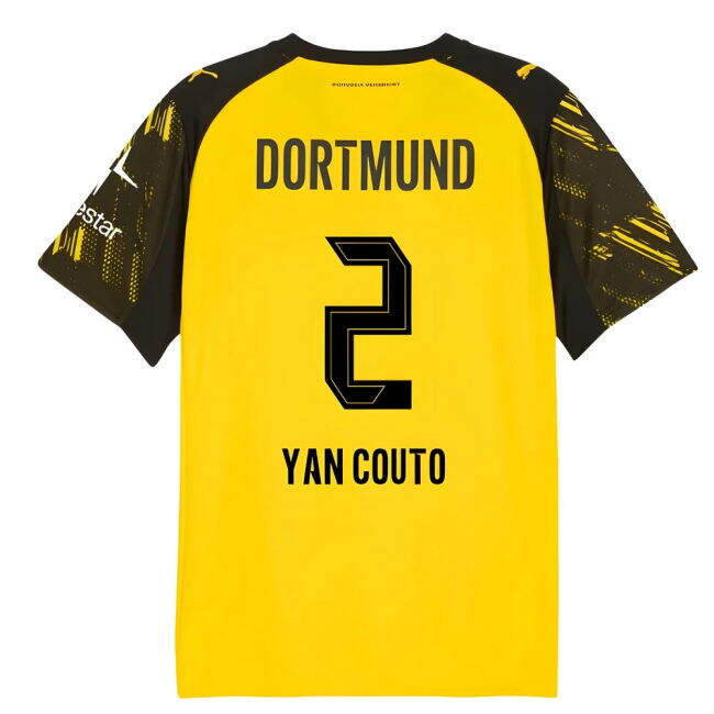 2025-2026 BVB Official Jersey (Yellow) Reinforced Seams