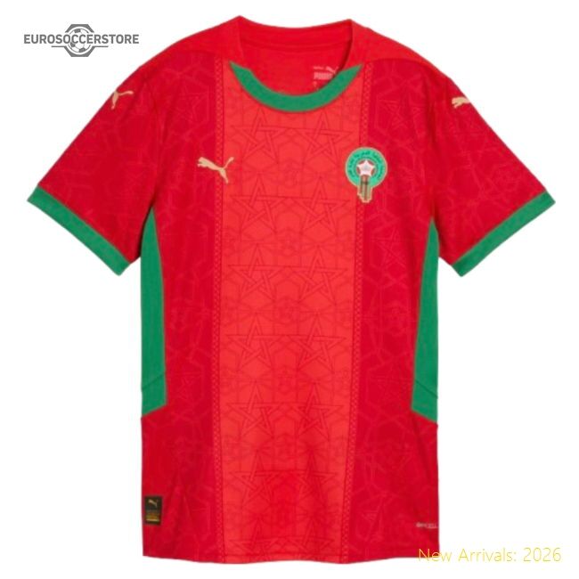 Morocco Womens 20242025 Home Jersey  Top Drifit Climalite