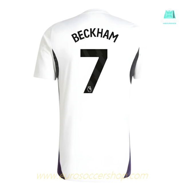 2025-2026 Man Utd Training Jersey (White) (Beckham 7)