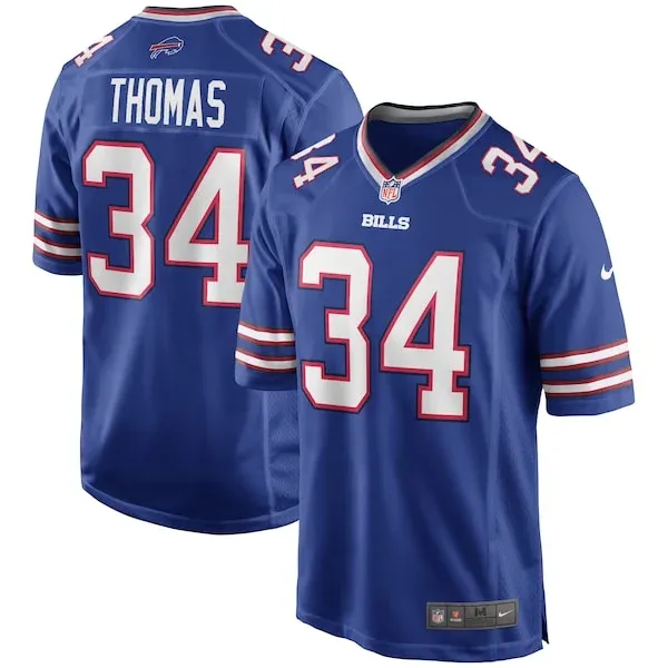 None Game NFL Jersey - Royal | Game-Day Football Apparel | NFL Footbal