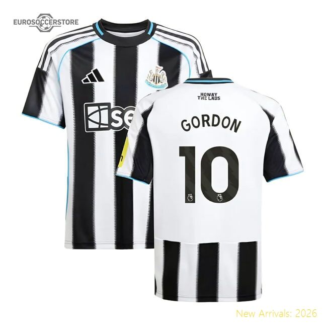 2025-2026 Newcastle Home Shirt (kids) (gordon 10) - Premium Quality