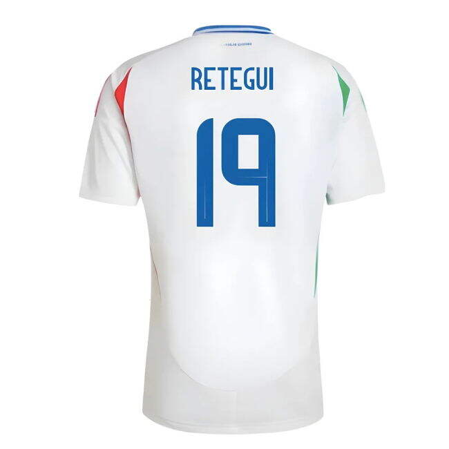 2024-2025 Italy Away Shirt (Retegui 19) Performance Official