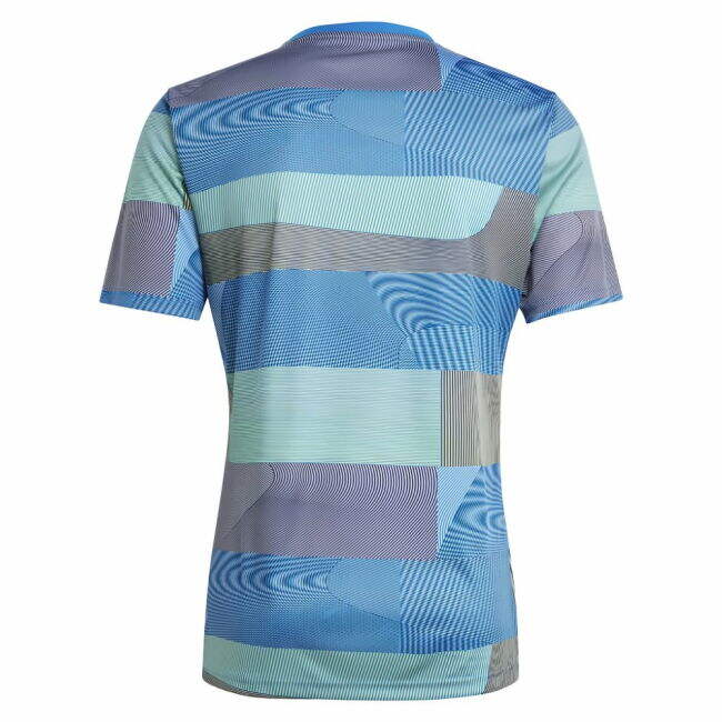 2025-2026 Real Madrid Pre-Match Shirt (Blue) (Modric 10)