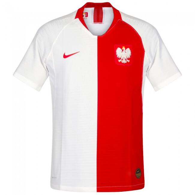 Euro 2020 Poland Home Centenary Soccer Jersey Shirt - Official