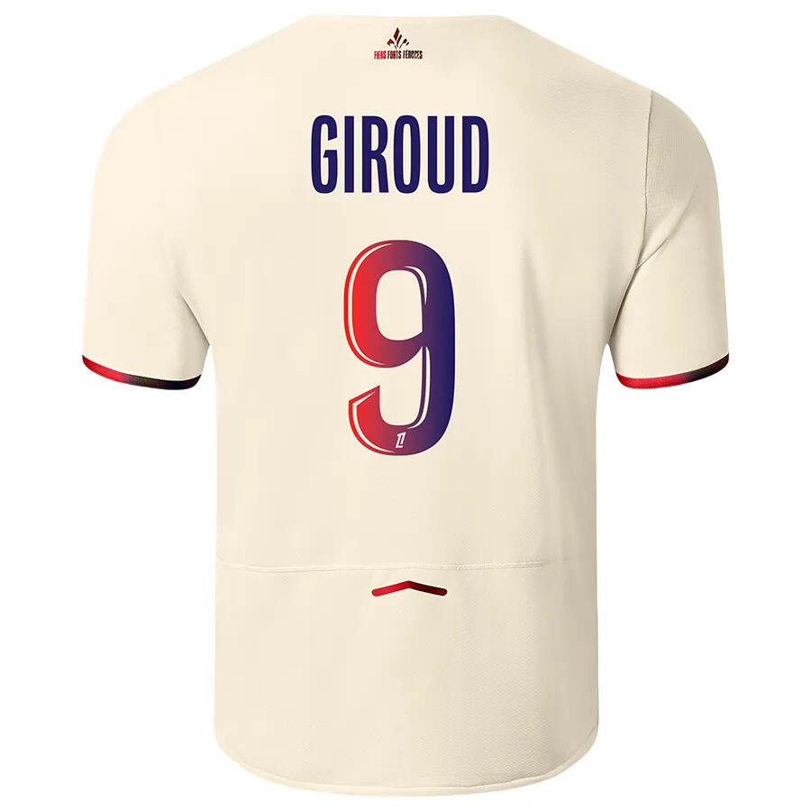 LOSC Away Youth Soccer Uniform Team Jersey 2025-2026 Season Olivier Giroud