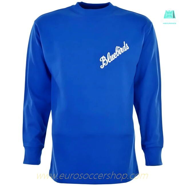 Cardiff City 1960s Bluebird Retro Football Shirt