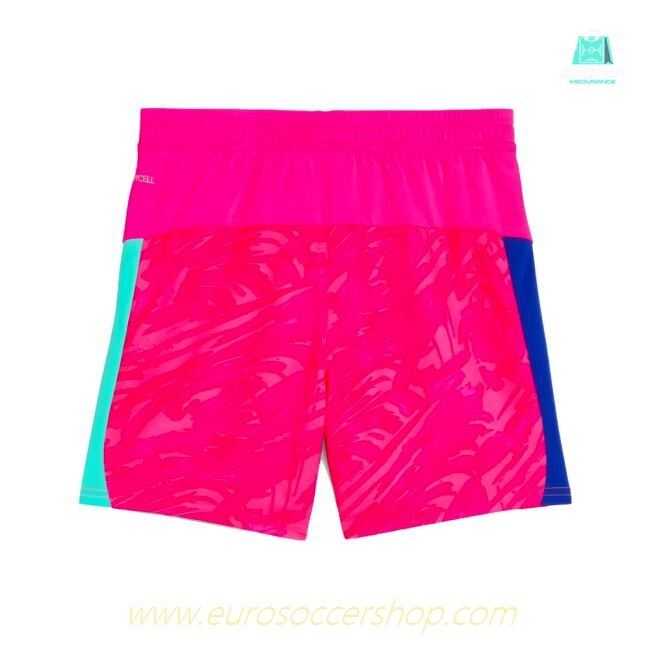 2025-2026 Man City Goalkeeper Home Shorts (Pink) - Kids