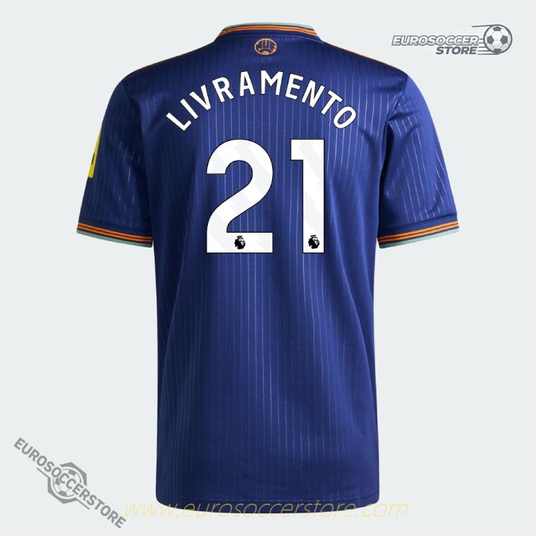 Newcastle United's 25-26 Third Jersey named LIVRAMENTO 21