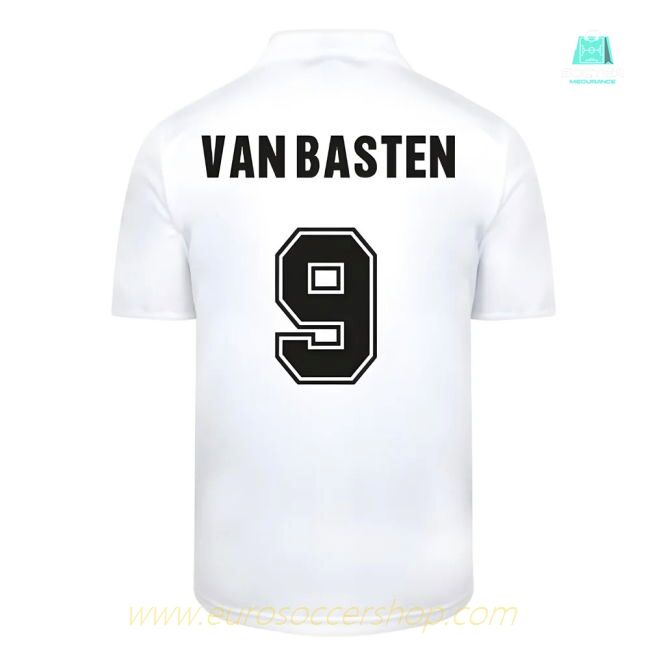 Score Draw Ac Milan 1988 Away Retro Football Shirt (VAN BASTEN 9)