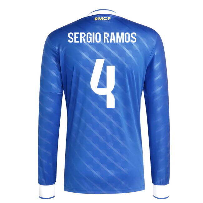 2025-2026 RM Third Football Shirt (Sergio Ramos 4) Durable Stitching