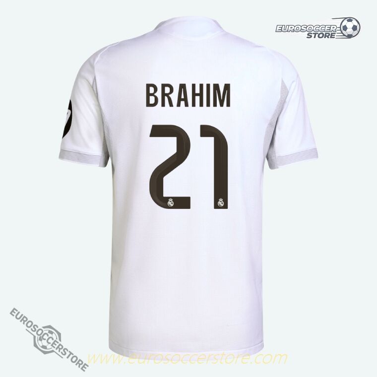 BRAHIM 21 Real Madrid Home Jersey 25-26 (Player Version)