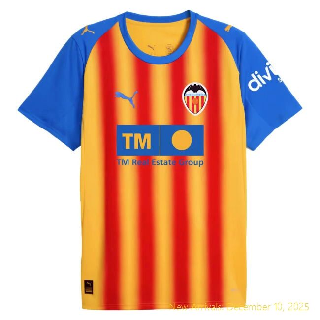 Official Valencia Third - El Clasico - Match Quality - Fan Gear