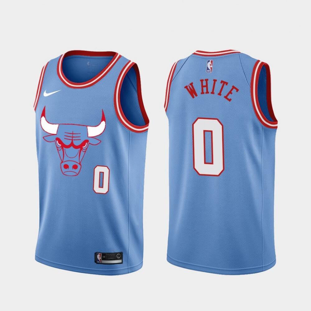 Jersey Chicago Bulls 0 White - City Edition - NBA Collection