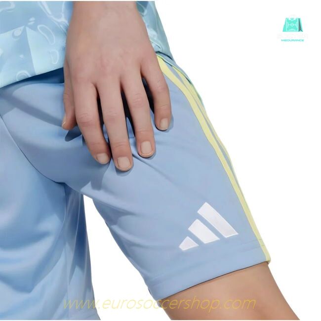 2025-2026 Juventus Away Shorts (Ash Blue) - Kids