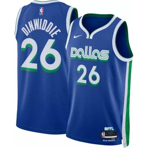 Dallas Mavericks Spencer #26 Performance Team Jersey Classic Style