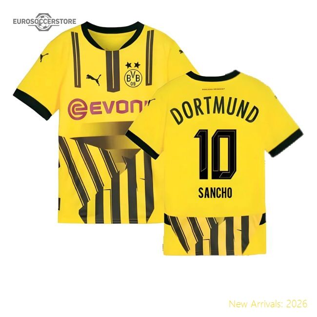 2024-2025 Borussia Dortmund Cup Shirt (kids) (sancho 10)
