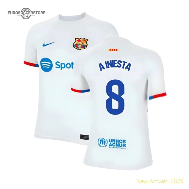 Best-Selling 2023-2024 Barcelona Away Shirt (Kids) (A Iniesta 8)