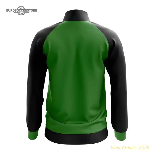 Saint Kitts And Nevis Concept Football Track Jacket (green)