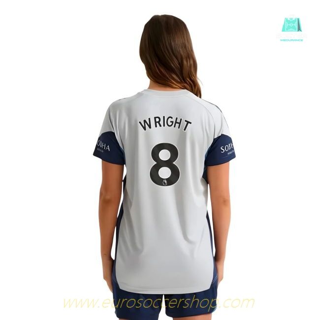 2025-2026 Arsenal Training Shirt (Grey Two) - Womens (Wright 8)