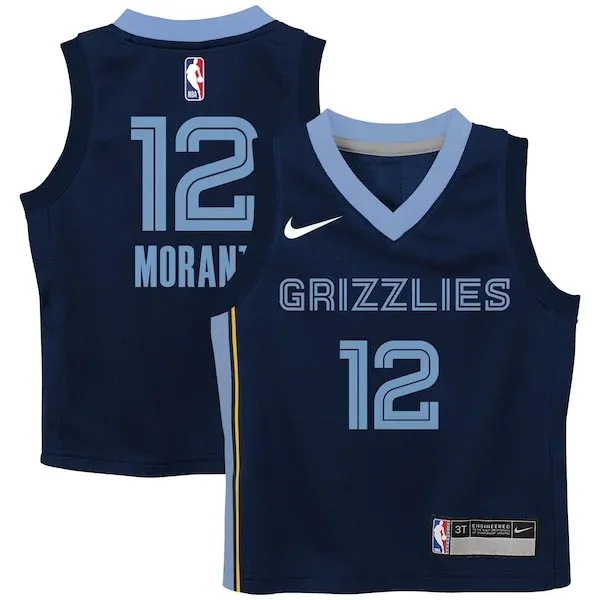 Ja Morant MEM Swingman Jersey - genuine player-jersey - Navy