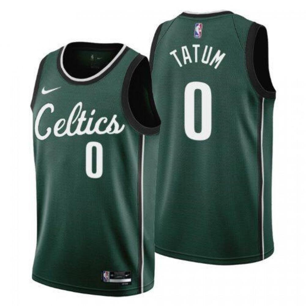Pro Grade Boston Celtics Jayson Tatum0 Jersey - Green City Edition